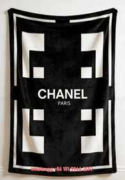 Chanel Paris Minimalist Geometric Flannel Throw Blanket IMG_7169
